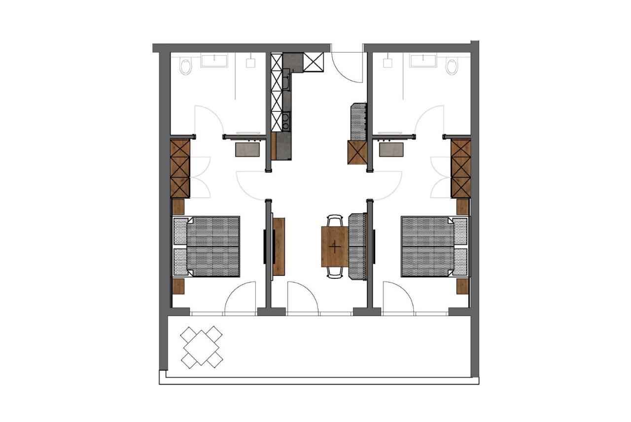 Baderer Apart Stumm Extérieur photo