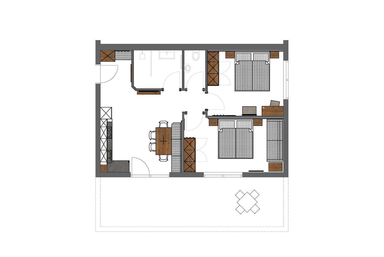 Baderer Apart Stumm Extérieur photo